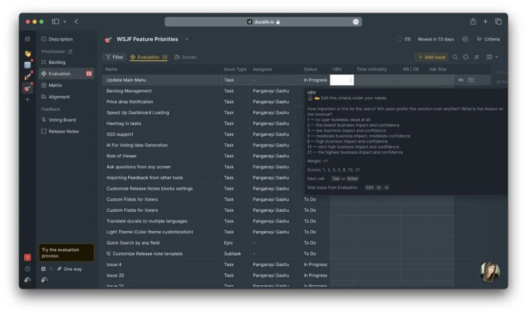 WSJF でバックログを評価