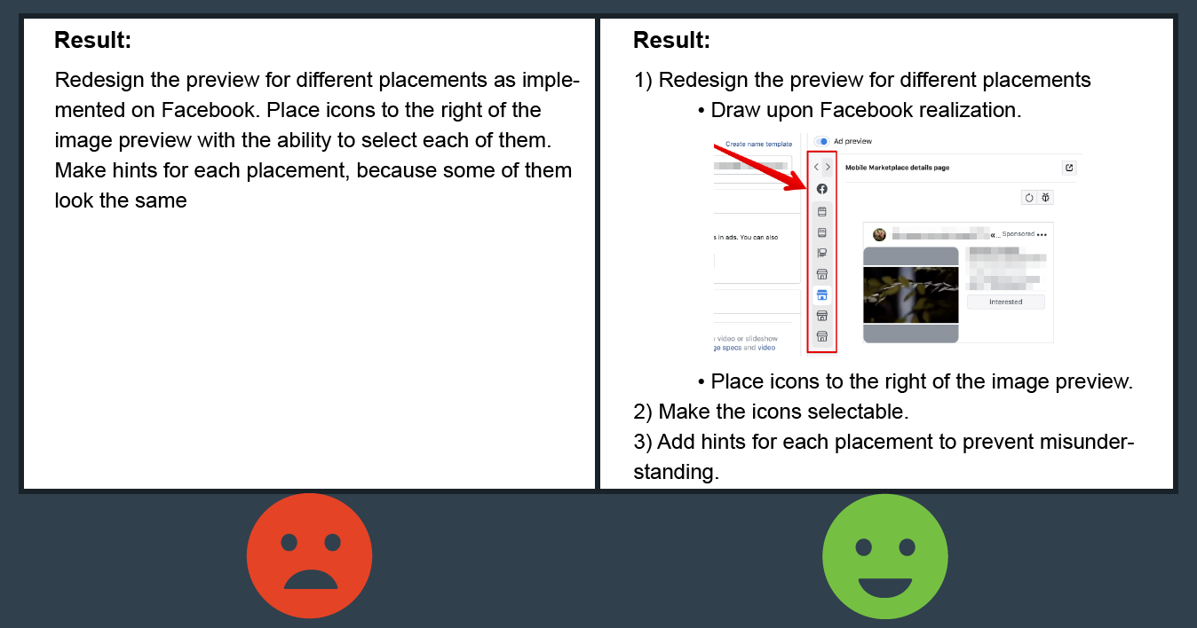 Example of readable problem statement with formatting