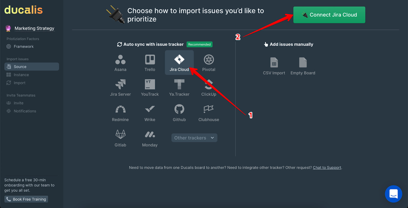 Jira Cloud を選択