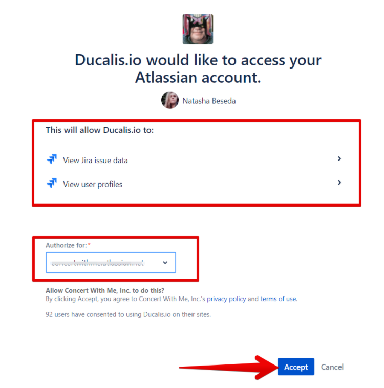 Connect Jira Cloud button