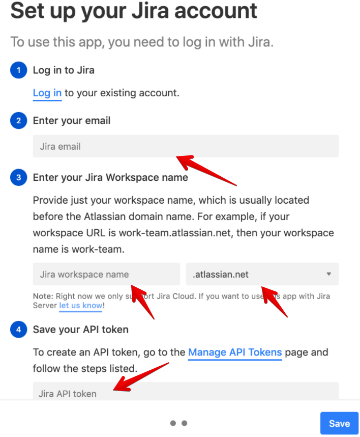 Jira Cloud connection