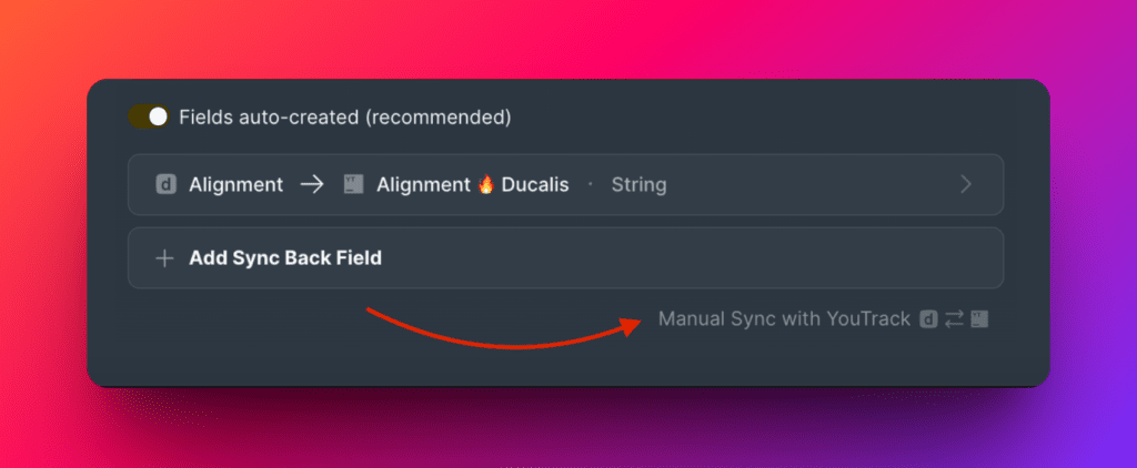 Manuelle-Sync-Button