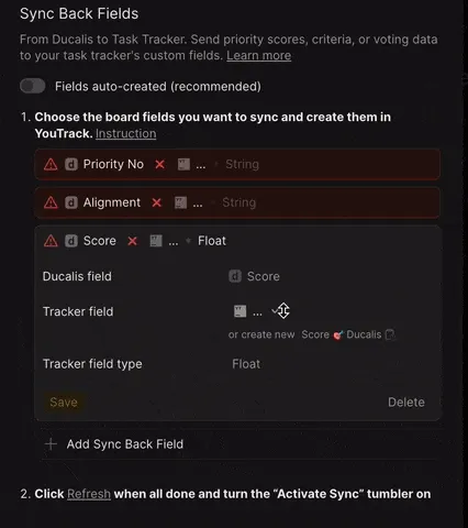 フィールド選択アニメーション